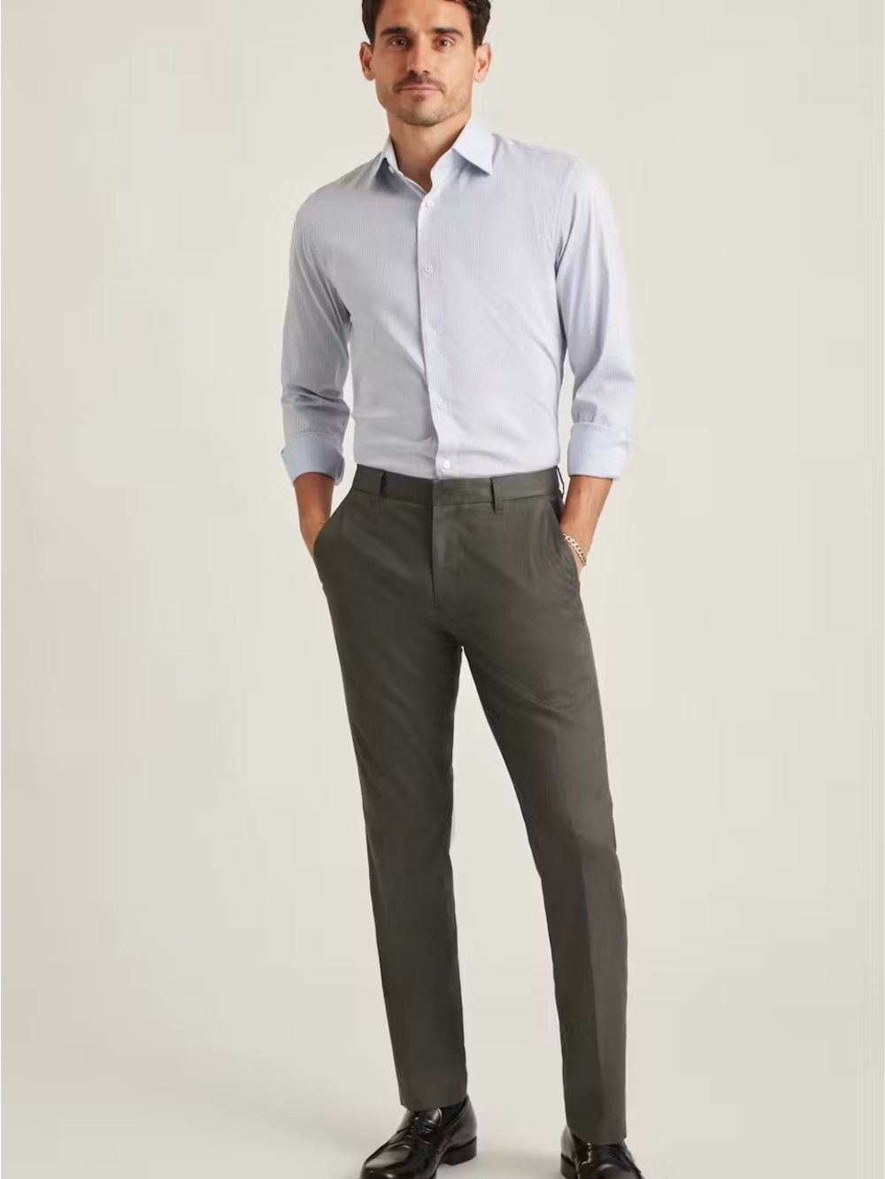 Bonobos Slim Dress Pants in Olive
